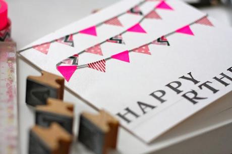 Easy Washi Tape Greeting Card