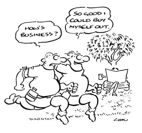 Getting out at the top