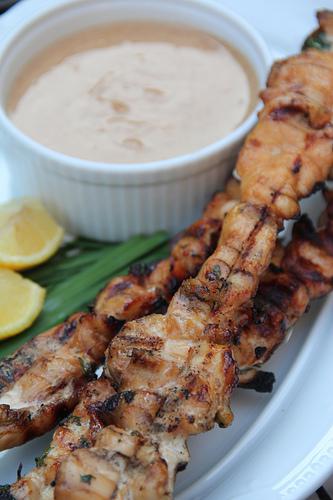 Chicken Satay With Raw Cashew Sauce and Artisana Giveaway