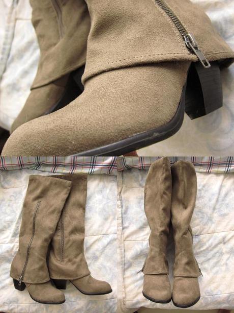 BLOG SALE: Pretty Payless Taupe Quinn Boots by Fioni – Size 6, 60% OFF!