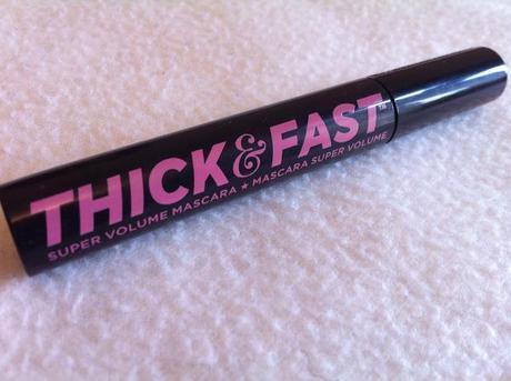 Soap and Glory Thick and Fast Mascara Review