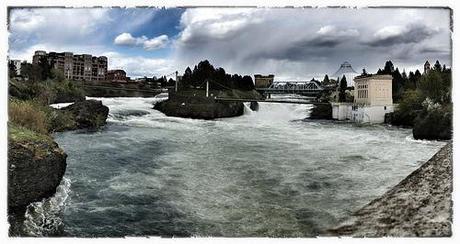 Spokane river pan flood stage