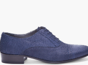 Scaled Fit: Lanvin Navy Leather Lace-ups