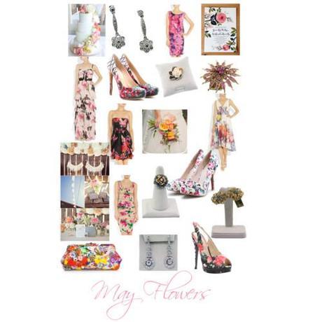 Floral Bridesmaids dresses, floral bridesmaid, floral dress, floral print, floral shoes, floral themes wedding, garden themed wedding