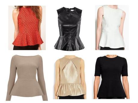 The peplum top