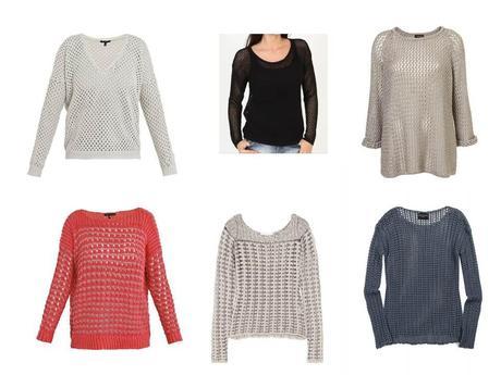The open-knit sweater - Le pull résille