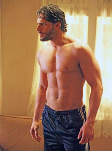 Joe Manganiello as a shirtless Alcide