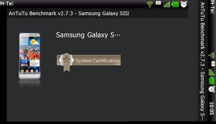 Samsung Galaxy S III comes in a Benchmark AnTuTu, Being Number One