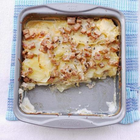 Scalloped Potatoes, SPAM and Cheese