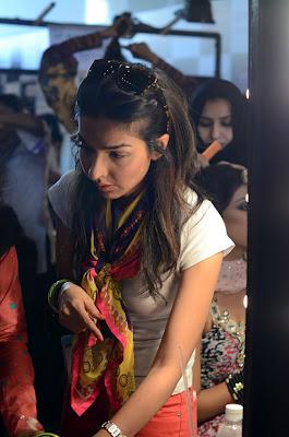 Backstage at PFDC Sunsilk Fashion Week 2012 – Day 2