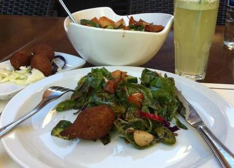 Fattouche, tabbouleh, parsley salad in Lebanon