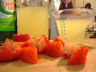 Strawberry Gin 'Fizz.' Cocktail Recipe from BluntDinerz