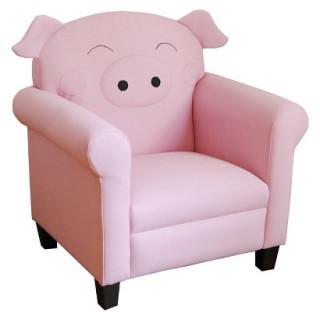 Your Kid Will be in Hog Heaven with this Pink Pig Chair