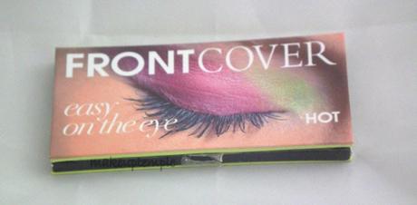 Product Reviews: Eye Shadow Palette: Front Cover: Front Cover Easy on the Eye Hot Eye Shadow Palette Swatches