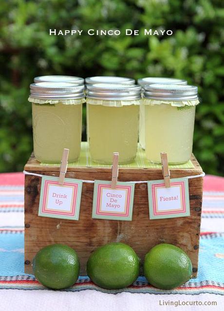 Cinco de Mayo Party Ideas - Margarita Recipe - Free Printables