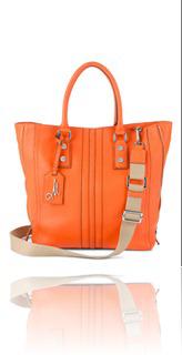 MILLY NY ANDIE LEATHER TOTE