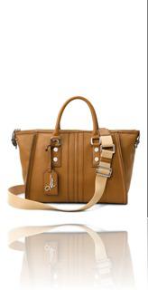 MILLY NY ANDIE LEATHER SATCHEL