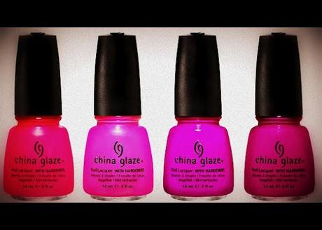 China Glaze Summer Neons Nail Polish Collection Summer 2012