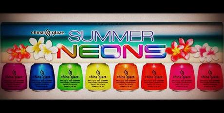 China Glaze Summer Neons Nail Polish Collection Summer 2012