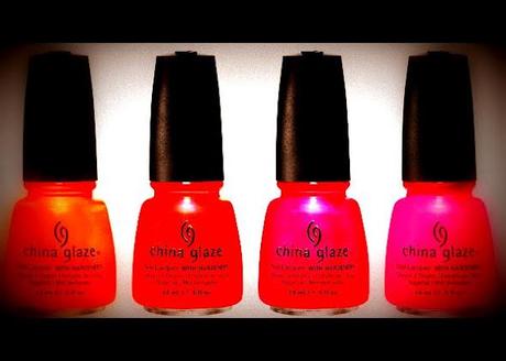 China Glaze Summer Neons Nail Polish Collection Summer 2012