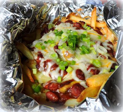 Foil Packet Chili Cheese Fries
