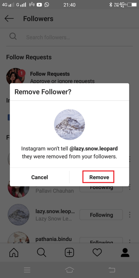 remove follower feature instagram - how to remove followers on instagram without blocking