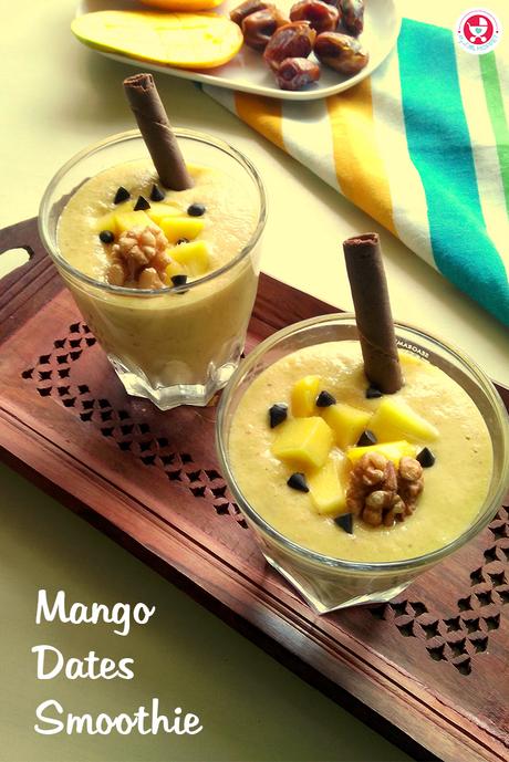 3-Ingredient Mango Dates Smoothie