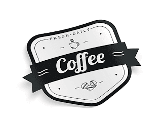 Image: Coffee - vintage food label