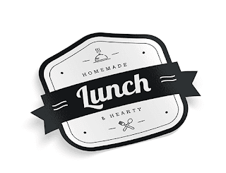 Image: Lunch - vintage food label