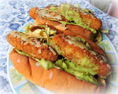 Spicy Fish finger Sandwiches