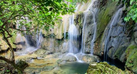 There are several enchanting waterfalls within the Pu Luong Nature Reserve