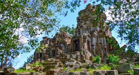 Enchanting Travel Cambodia Tours Battambang Wat Ek Phnom (temple) in Battambang,