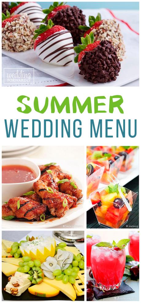 summer wedding menu foods serve skip ci 27072018