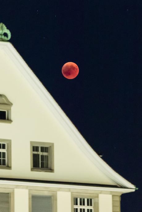 Hunting the blood moon across Zurich