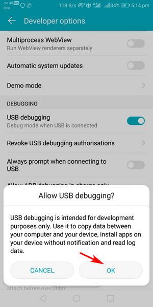How to Enable developer options and debugging on Android 4.2 or upper