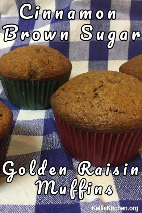 Cinnamon Brown Sugar and Golden Raisin Muffins