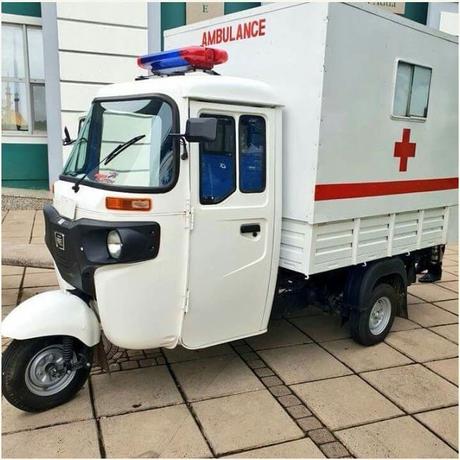 So Amazing: See Trending Photos Of Keke Napep Converted To A Hospital Ambulance