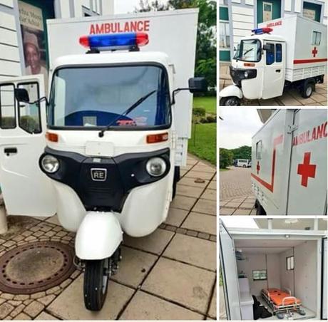 So Amazing: See Trending Photos Of Keke Napep Converted To A Hospital Ambulance