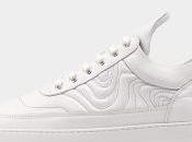 Mapped Crisp White: Filling Pieces Lowe Sneaker