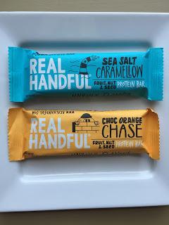 Real Handful Sea Salt Caramello & Choc Orange Chase Bars