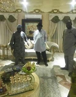 Chief Obasanjo Meets With Goodluck Jonathan In Otuoke (See Photos)