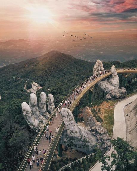 See Photos Of The ‘Golden Bridge’ In Vietnam That The Whole World Is Talking About