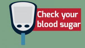 Diabetic Patient Care - check your blood sugar