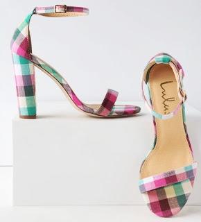 Shoe of the Day | Lulus Taylor Pink Plaid Ankle Strap Heels