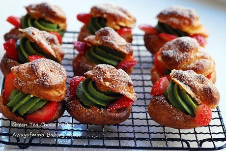 Green Tea Choux Pastry 抹茶泡芙