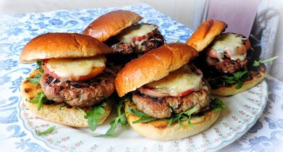 Turkey Burgers with Cheddar & Apple