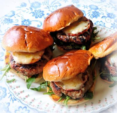 Turkey Burgers with Cheddar & Apple