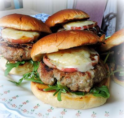 Turkey Burgers with Cheddar & Apple