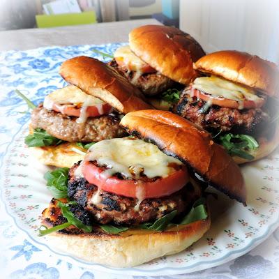 Turkey Burgers with Cheddar & Apple