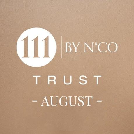 Next menu for TRUST 111 by Nico released with blindfolded tasting
